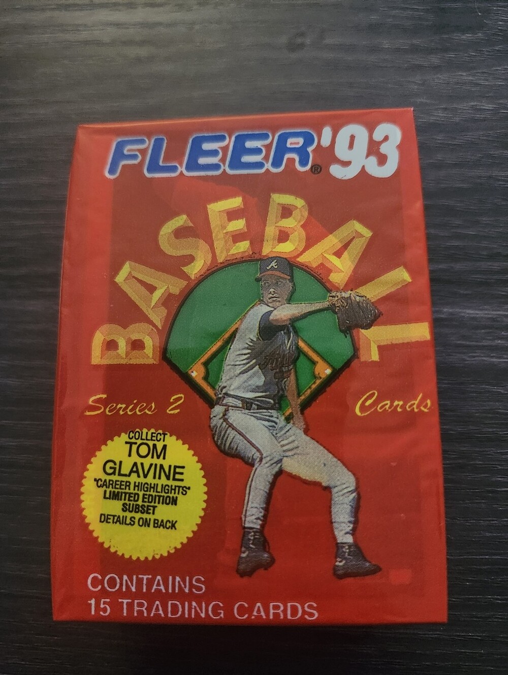 1993 Fleer Pack Rich Monteleone‎ Yankees (Top) Cal Ripken, Jr. Orioles (Back)
